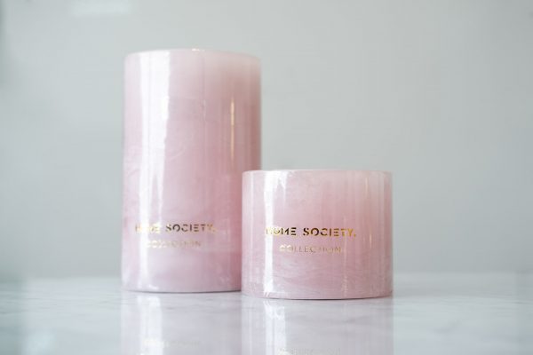 Bougies_marble_pink_duo